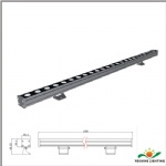 LED wall washer fixture